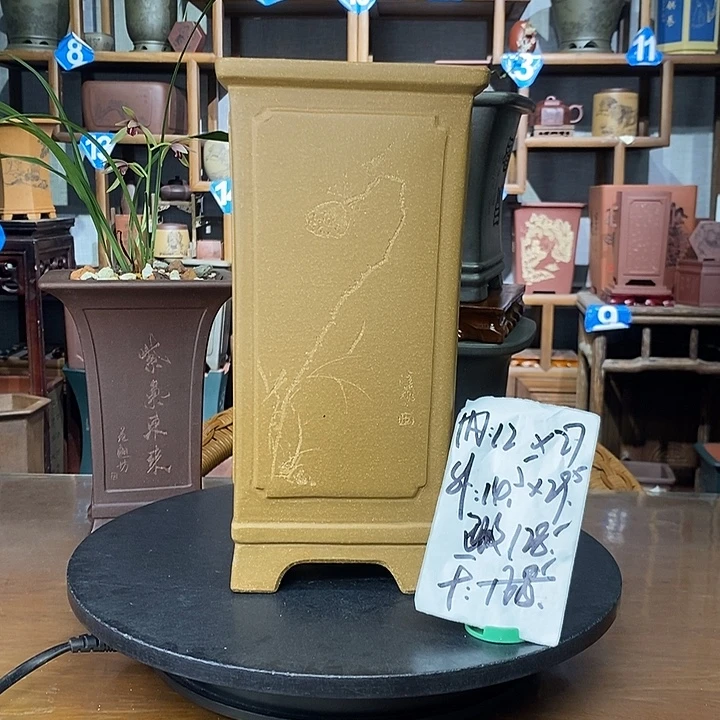 紫砂花盆降坡泥微微瑕大大漏