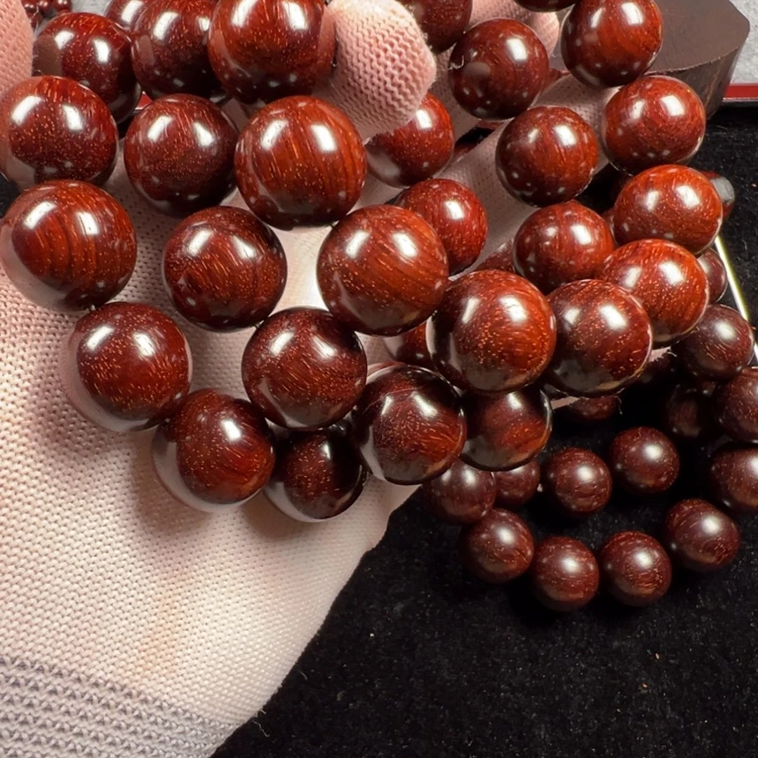 小叶紫檀手串/手链1.8帝王级泥料鳞底圆珠