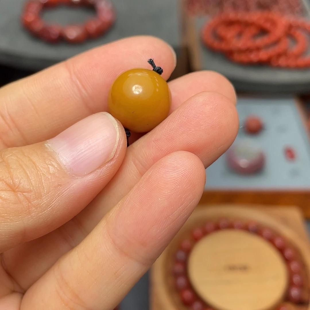 南红玛瑙单珠14多样性发1未镶嵌