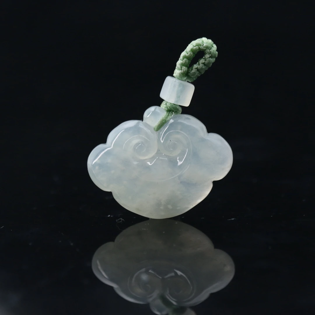 FC5天然缅甸翡翠A货冰挂件/300088/上海嘉禾拍卖