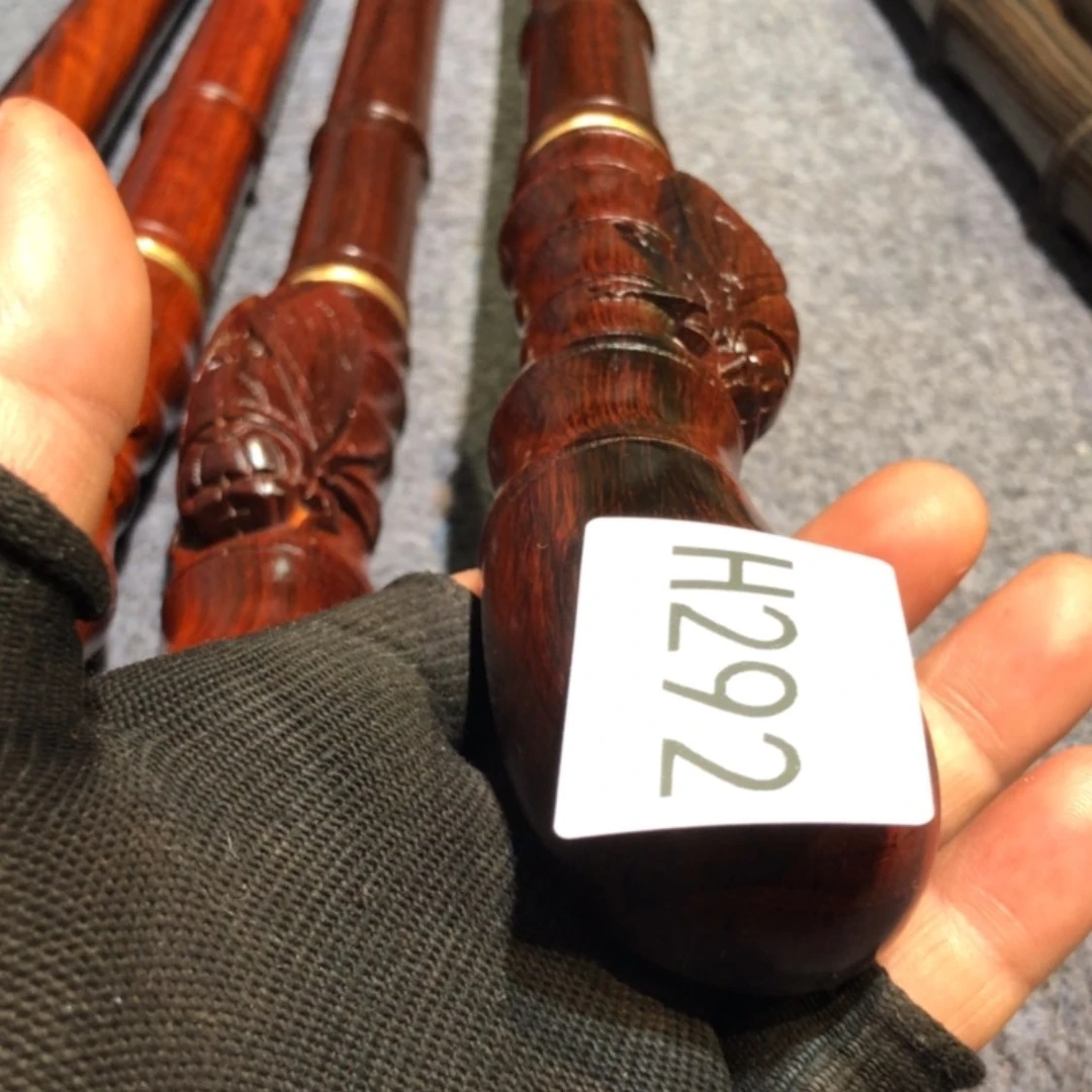 【闪购商品】木向*华紫檀木手杖一根292