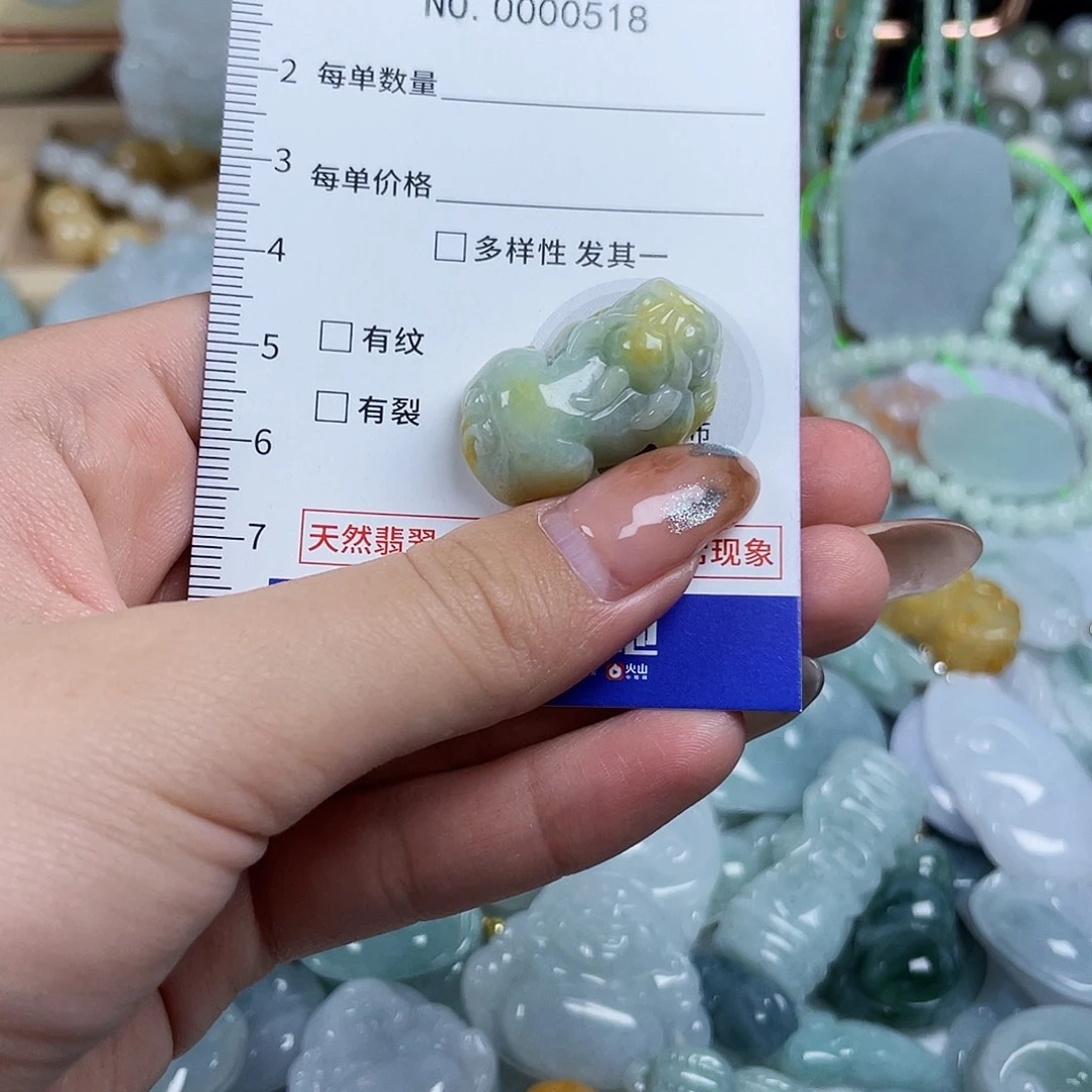 翡翠未镶嵌颈饰518