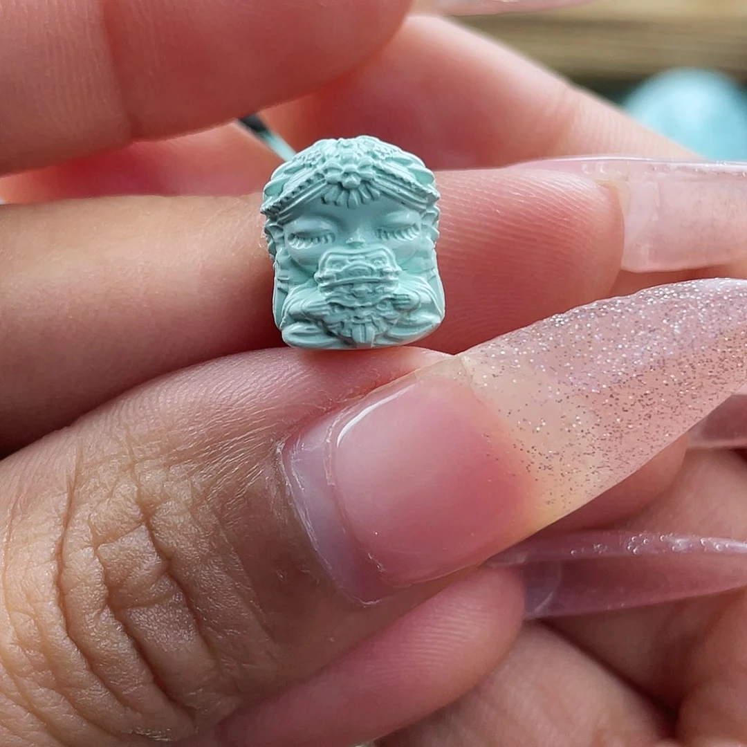 绿松石珠宝奇石未镶嵌