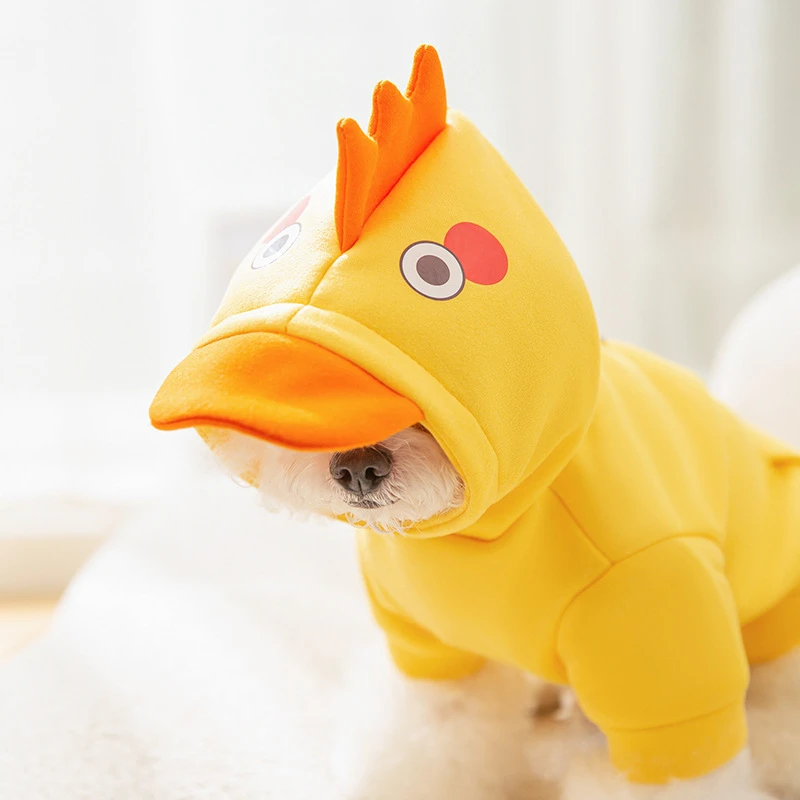 春秋季狗狗衣服立体可爱动物牵引卫衣泰迪比熊小型犬猫咪宠物衣服