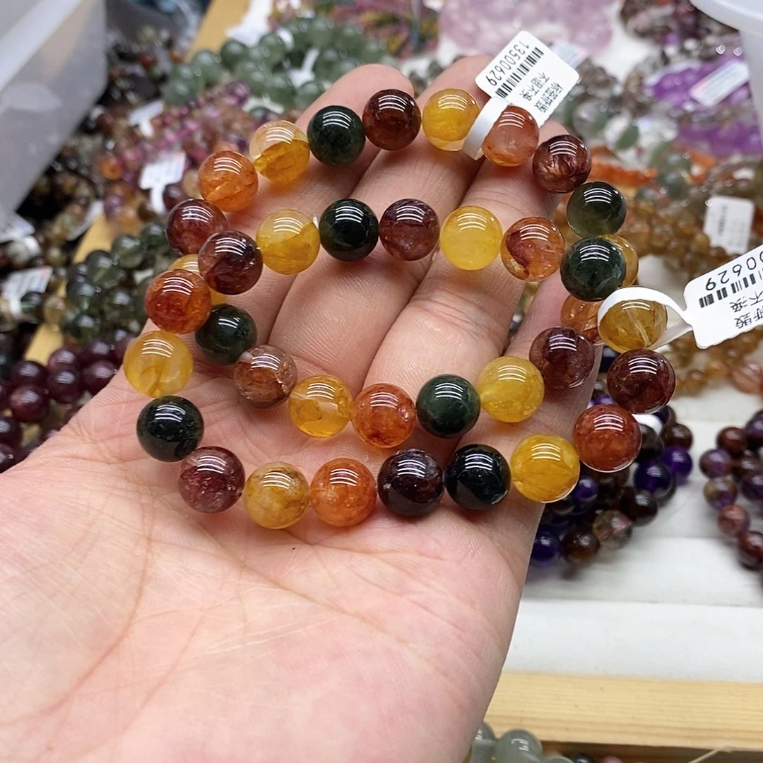 水晶手链未镶嵌多样性发货发一条