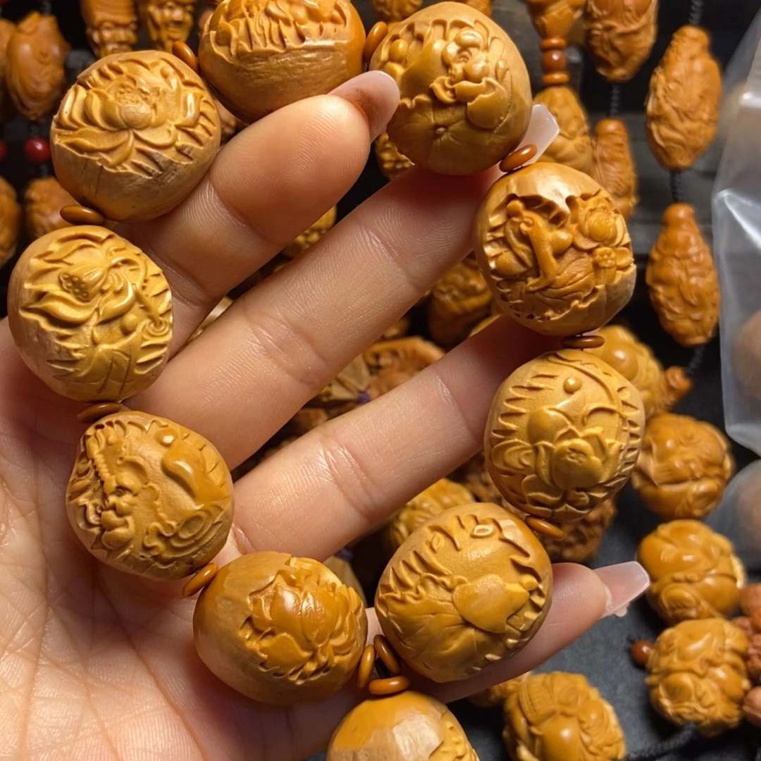 【闪购商品】手串/手链橄榄核包衣无相佛