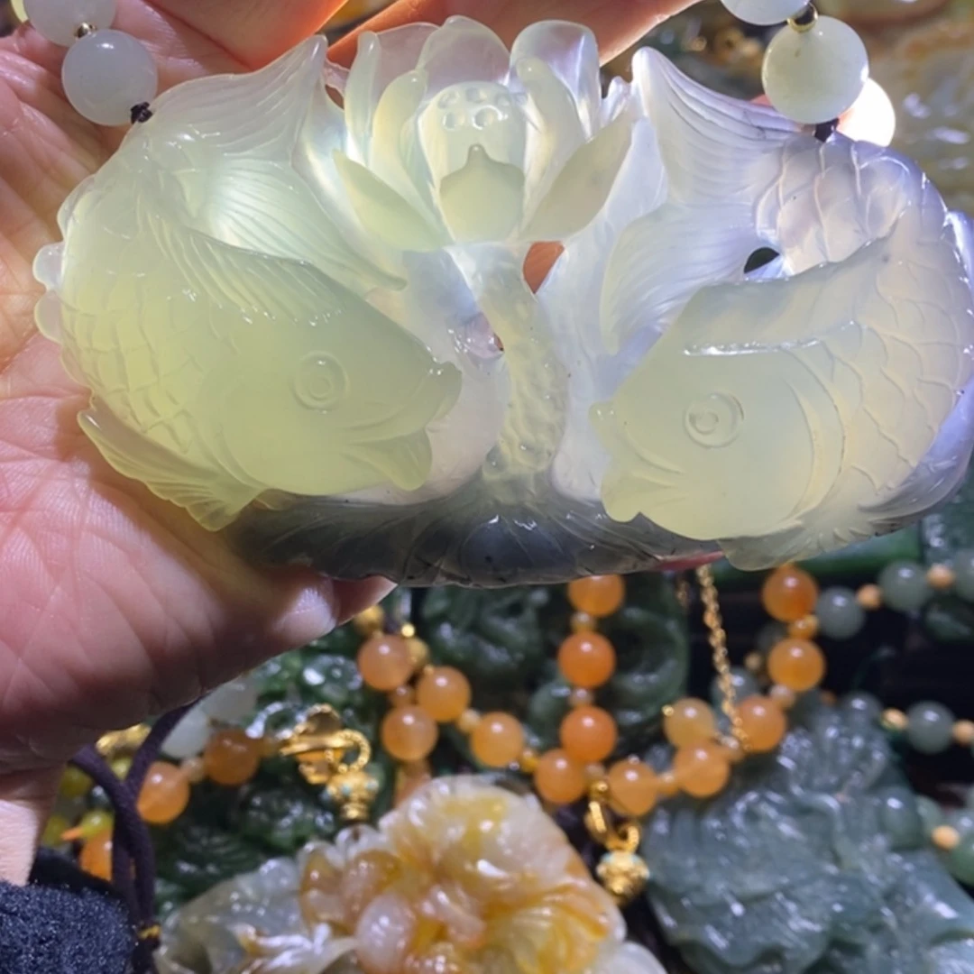 【闪购商品】岫玉毛衣链未镶嵌