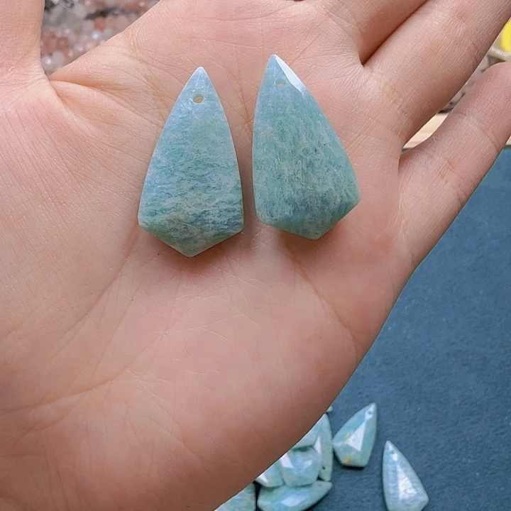 水晶珠宝半成品未镶嵌天河灵摆（2颗）