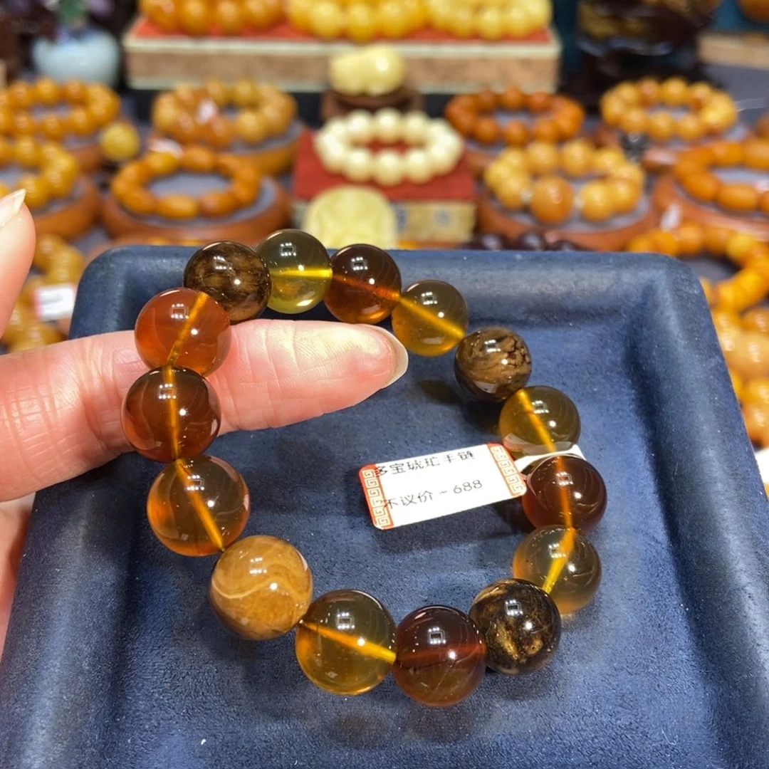 蜜蜡手链未镶嵌蜜蜡