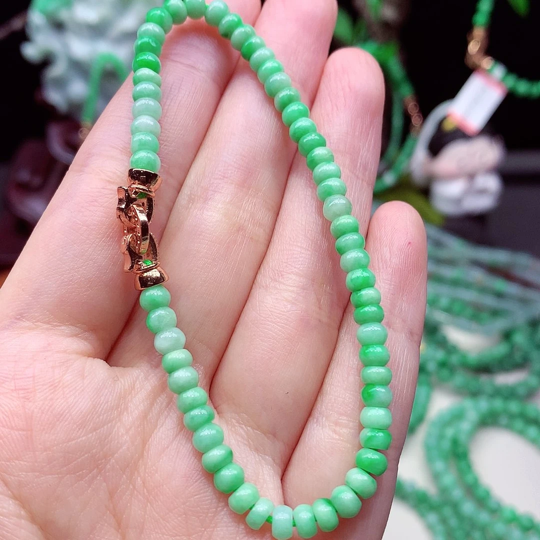 翡翠未镶嵌手链翡翠