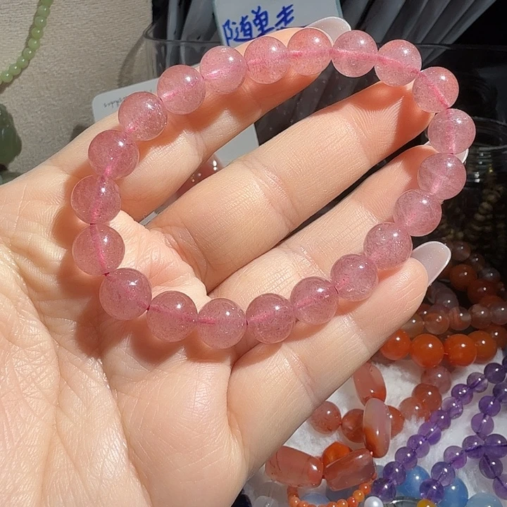 未镶嵌水晶手链草莓晶