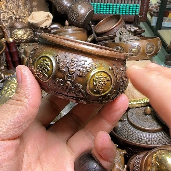 铜器办公室茶室摆件