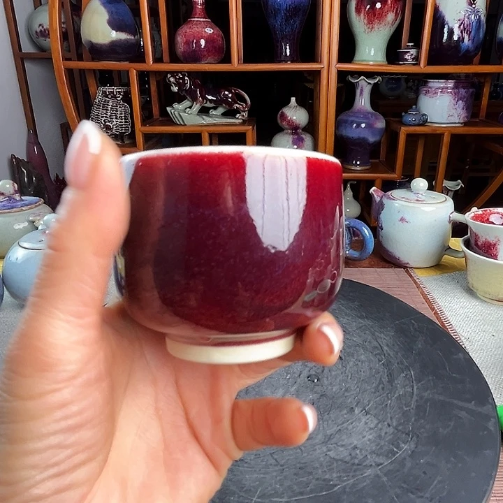 牛家钧窑牛自恒老师钧瓷杯