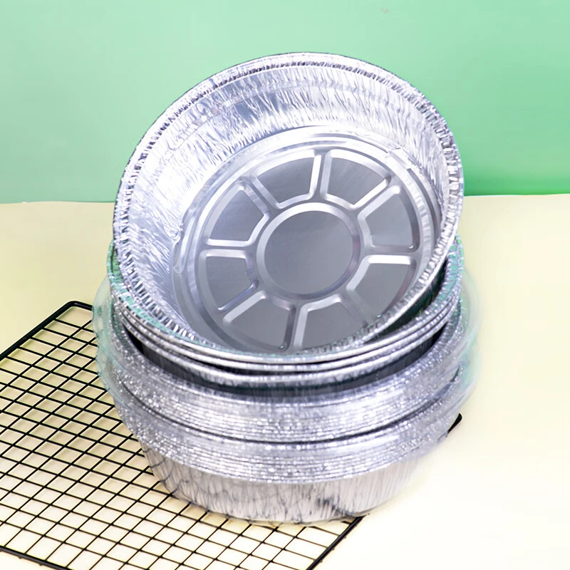 加厚空气炸锅锡 纸盒烘焙托盘 家用锡纸碗耐高温防油烧烤箱锡箔