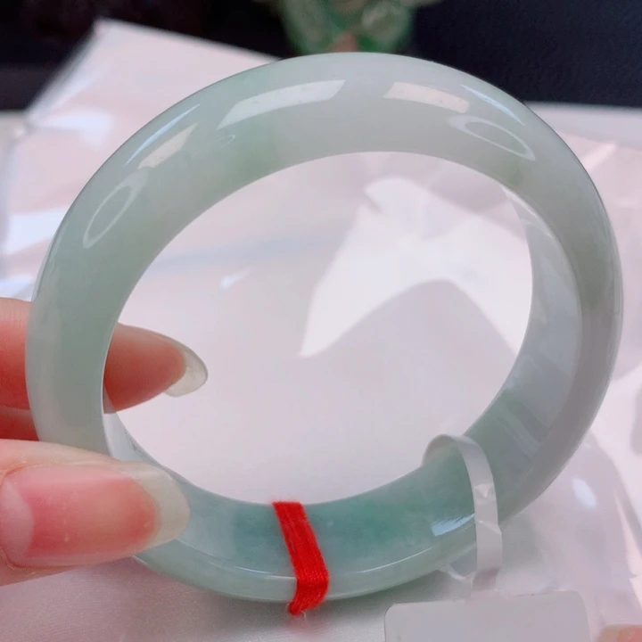翡翠未镶嵌手镯54圈