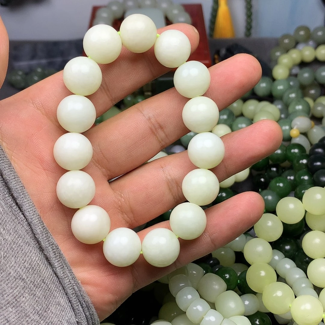 和田玉手链未镶嵌夏*