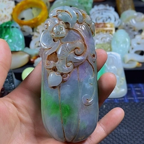 紫金钵盂菩提吊坠