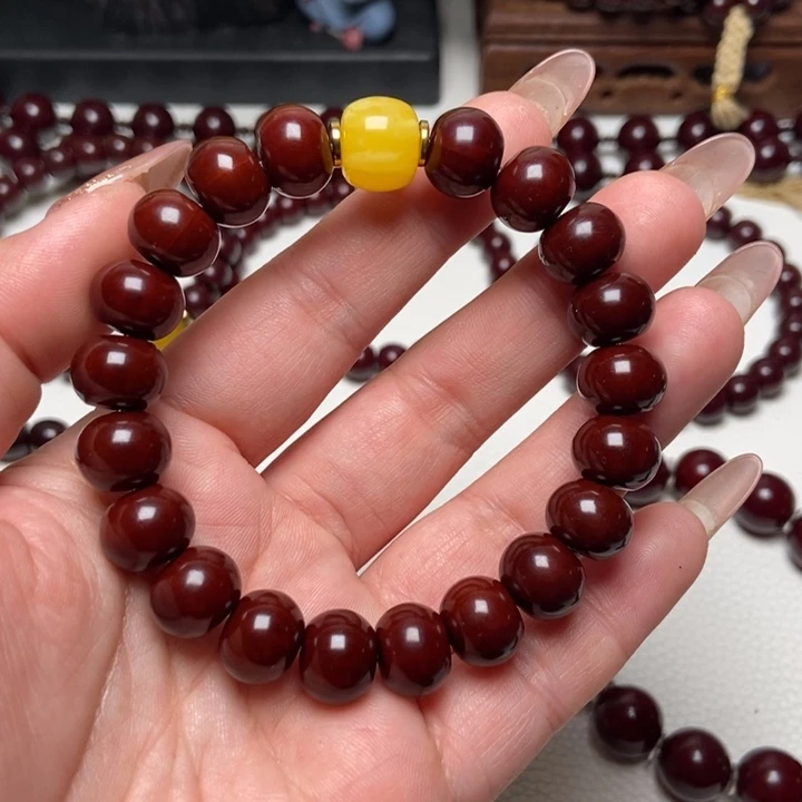 核桃手串/手链星*猴头玉华串