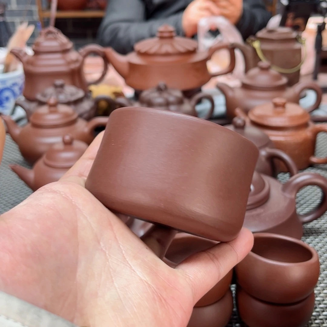 紫砂茶壶海***运紫砂杯紫砂杯