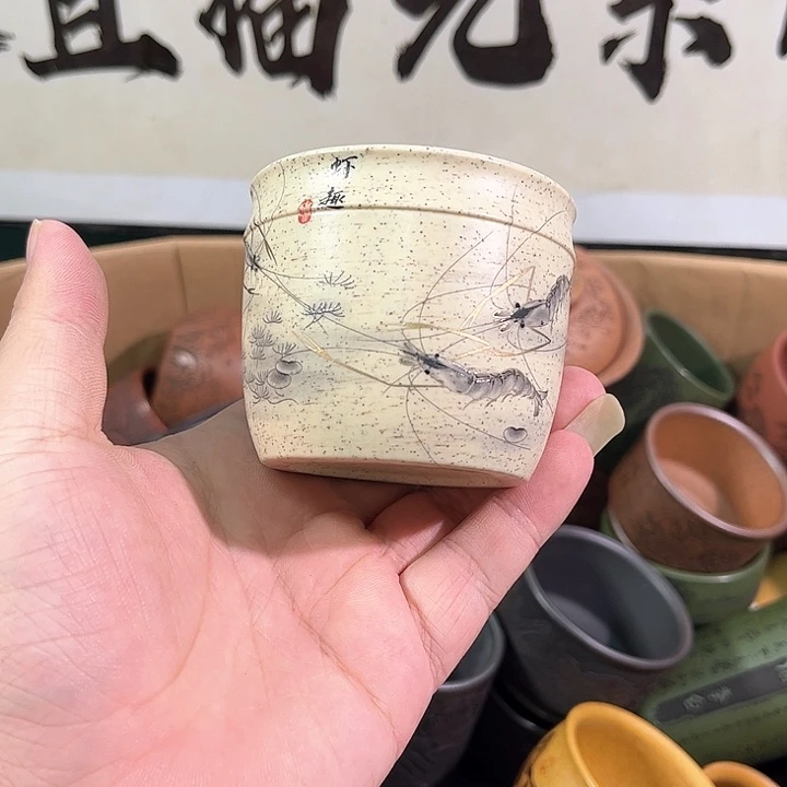 茶杯紫砂全手工紫砂主人杯