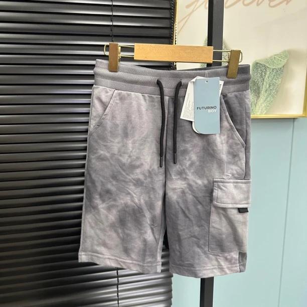 外单潮酷毛圈工装短裤