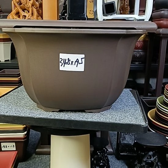 2只34.8cm中号四叶草圆盆
