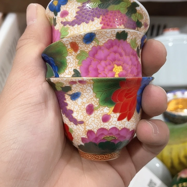 陶瓷茶具全部清清完回家过年