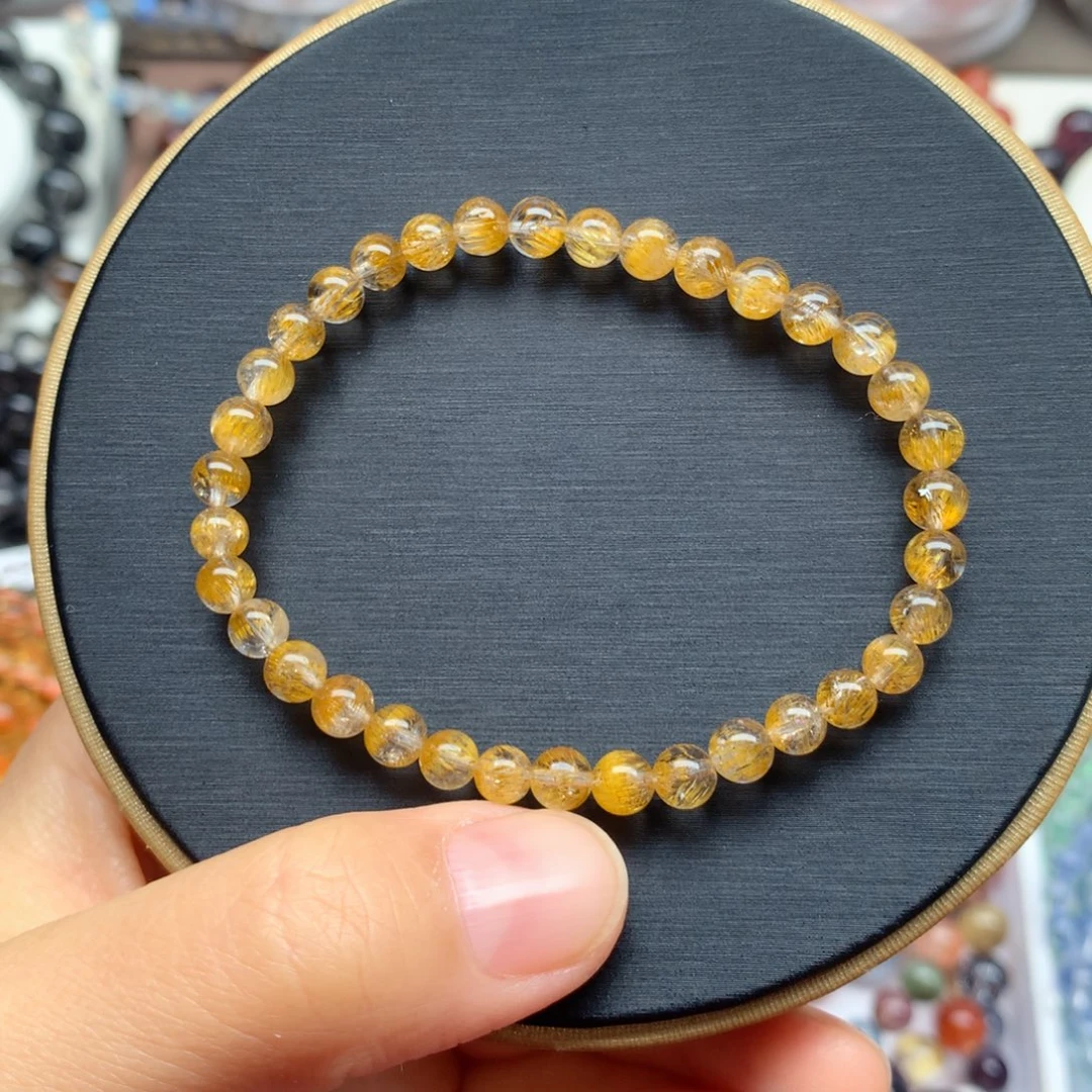 未镶嵌手链水晶黄金超七5.2