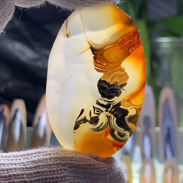 未镶嵌玛瑙/玉髓珠宝半成品199