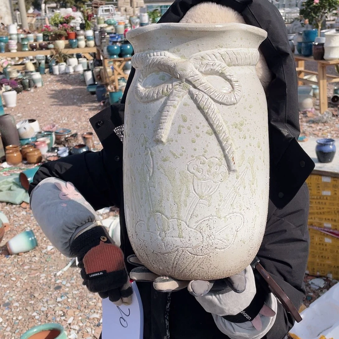 红陶王嫂花盆0207-720