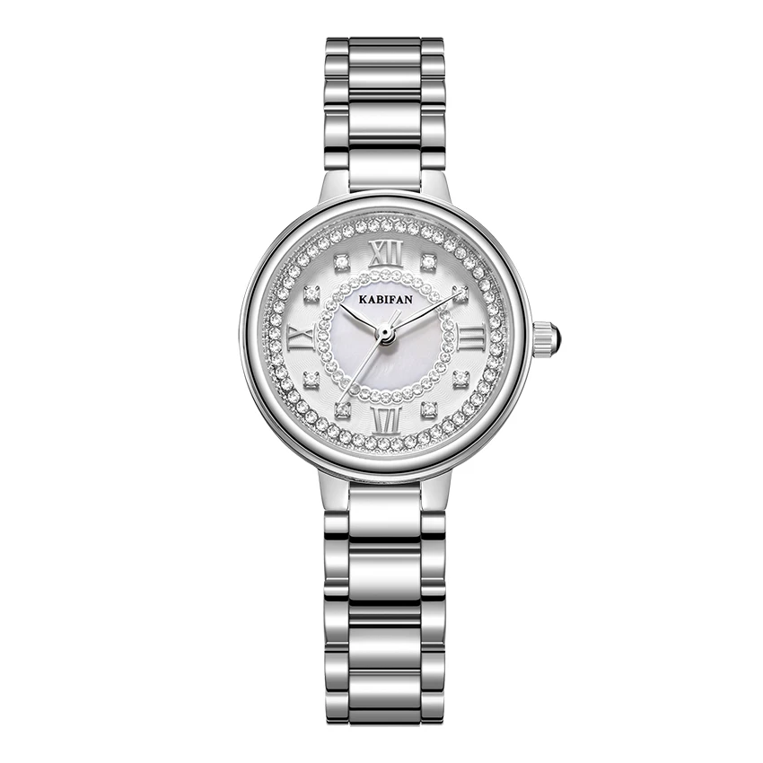 官方正品手表 昙花系列 镶钻小圆表轻奢时尚腕表女专柜新款（芬芳）