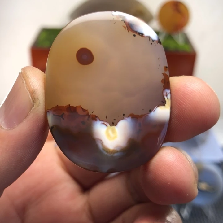 玛瑙/玉髓合金颈饰