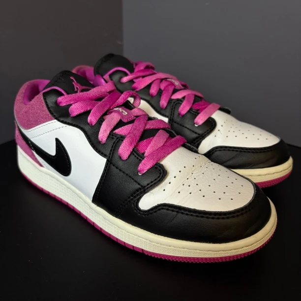 95新 maje 36.5码 Air Jordan1 AJ1 Low 休闲鞋 玫红 无盒