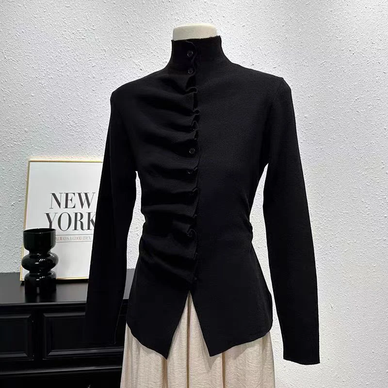 【15-45】WANWAN气质百搭辣妹小衫