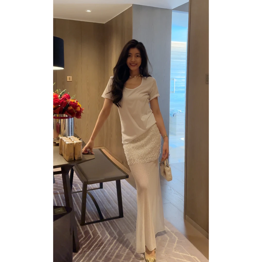 【N·COU】25春新款【面膜T】零触感超薄亚麻桑蚕丝T恤DY31126