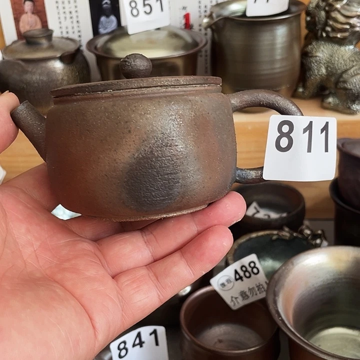 茶杯紫泥柴烧纯手工811