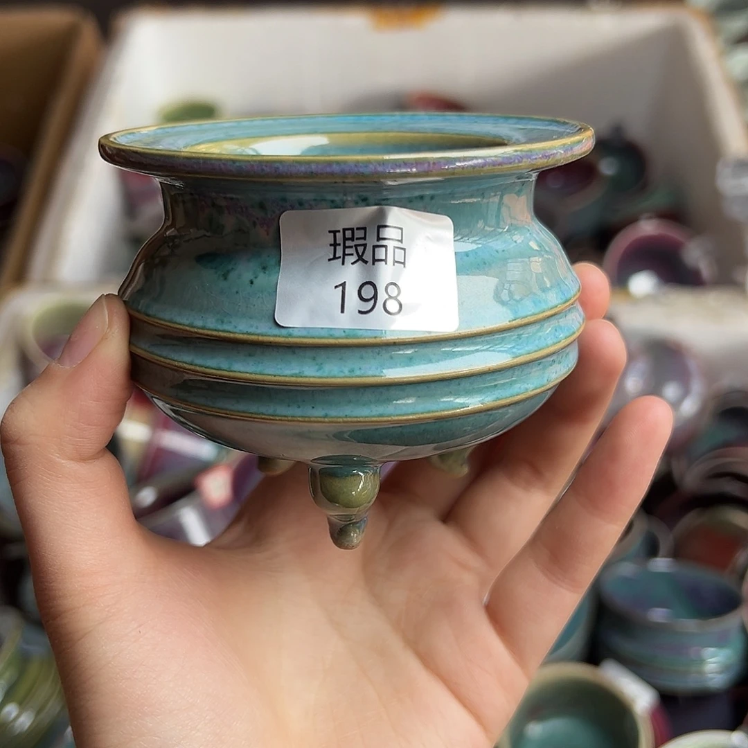 陶摆件窑口自销原矿钧瓷