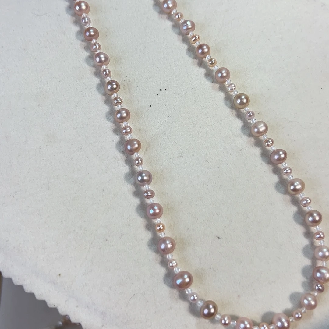 银S925镶嵌淡水珍珠时尚设计款淡水珍珠