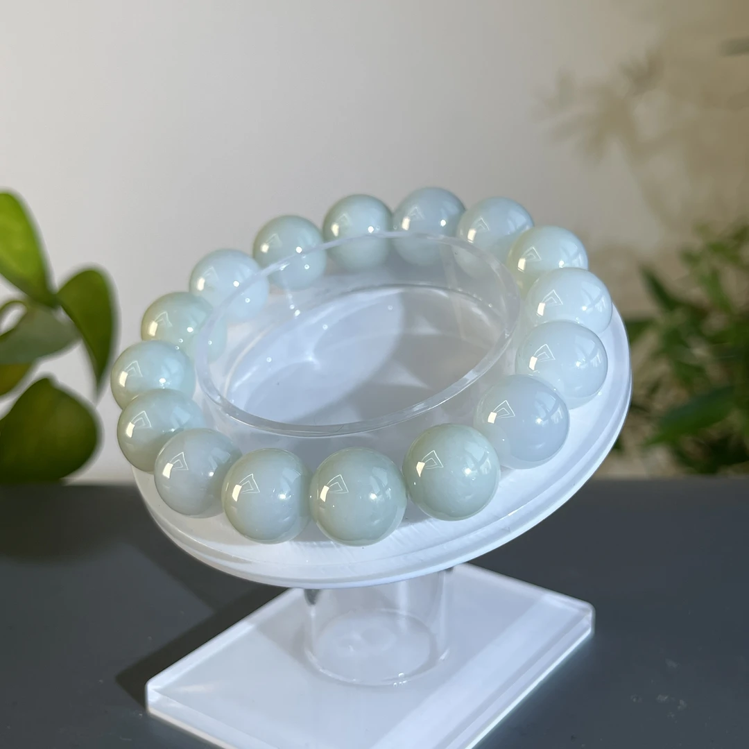 JTW21-36 天然缅甸A货翡翠   翡翠手串