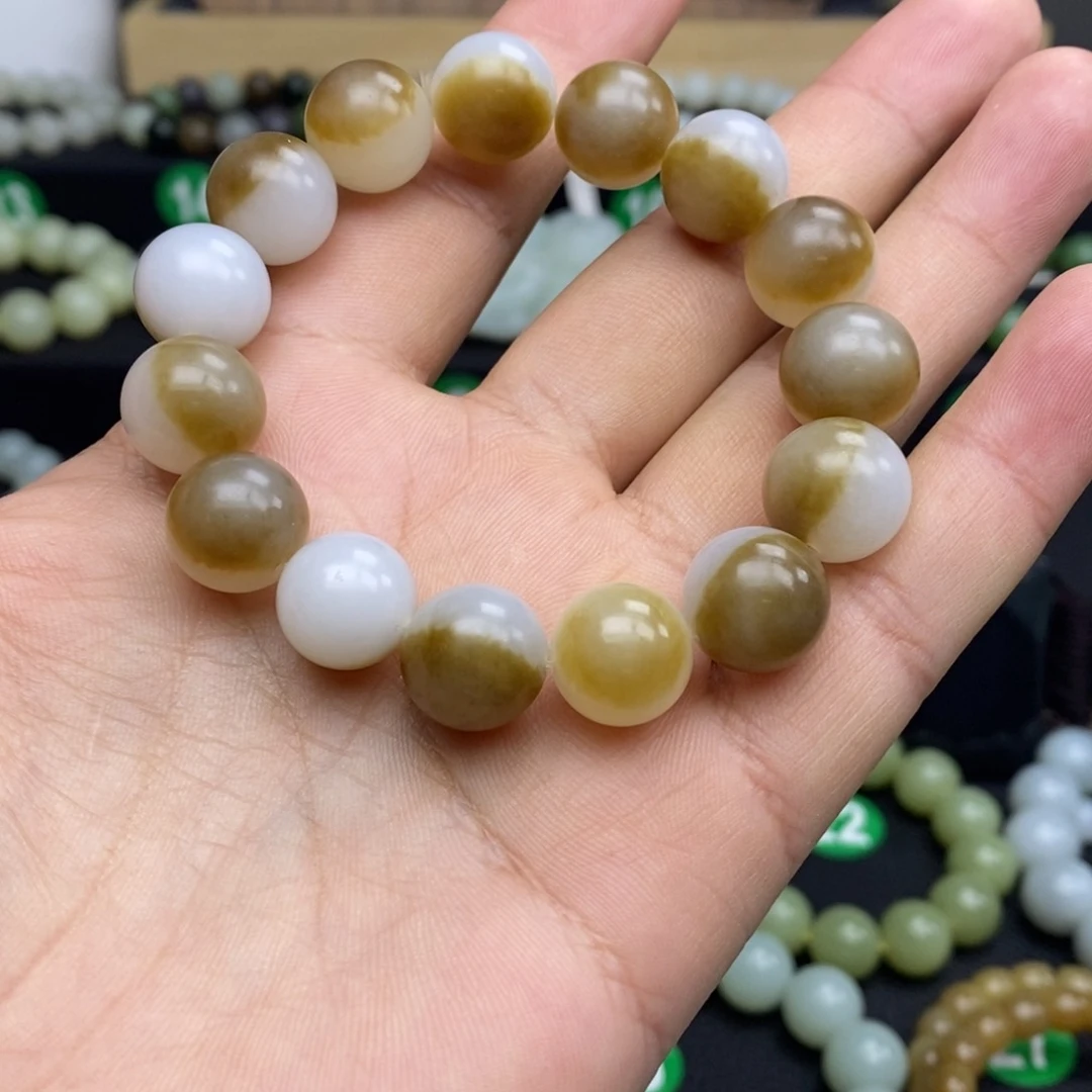 和田玉手链未镶嵌14