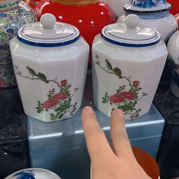 罐润鹏陶瓷精选高端陶瓷茶叶罐