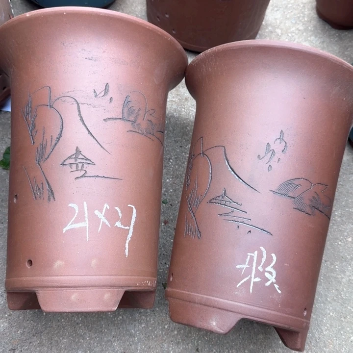 紫砂花盆特价清仓