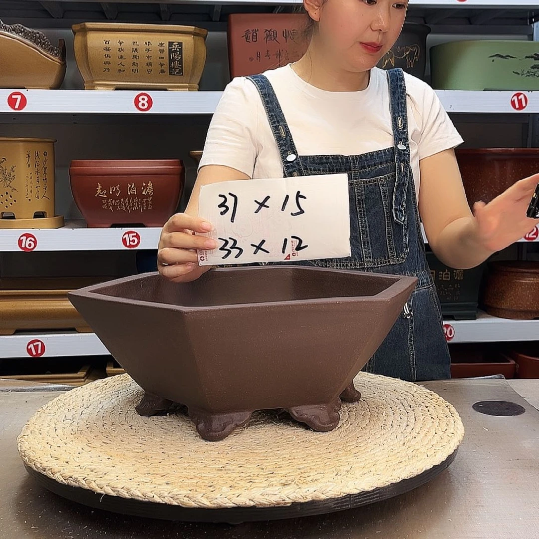 紫砂花盆紫砂花盆