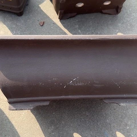 紫砂宜兴紫砂40素面马槽