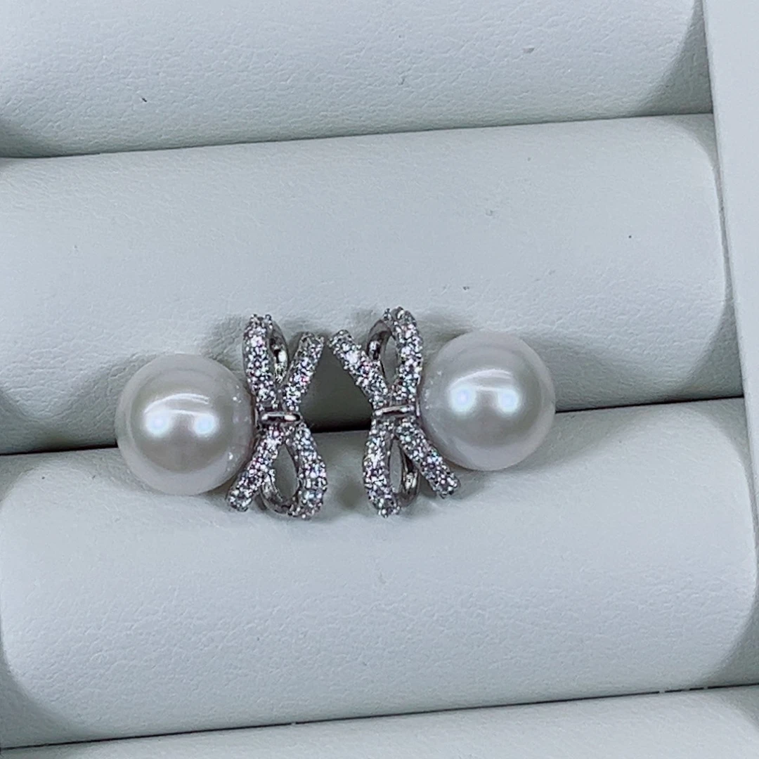 颈饰银S925镶嵌淡水珍珠