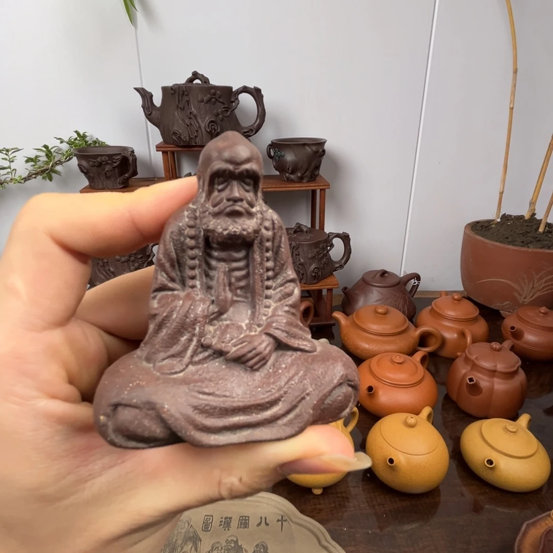 你***烤紫砂茶宠达摩茶宠