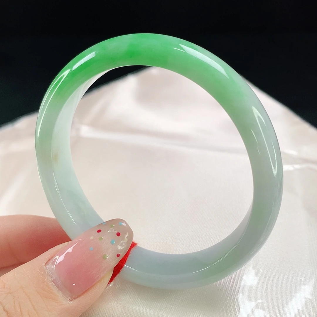 未镶嵌手镯翡翠53贵妃镯