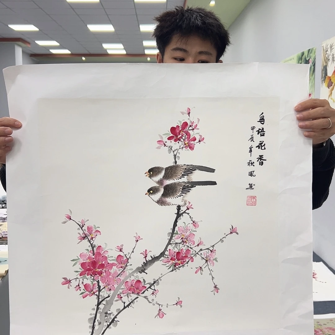 国画国画作品纯手绘作品