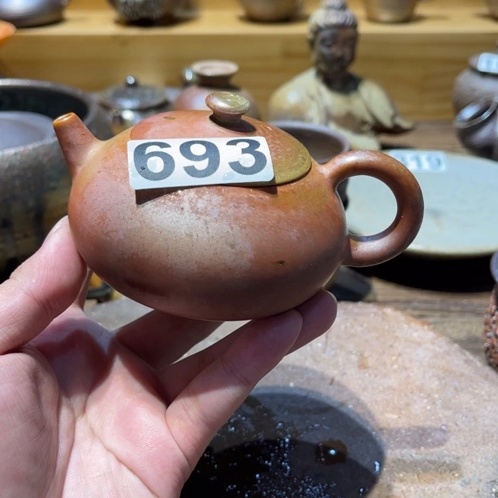 蕾***手工制作柴烧茶壶693