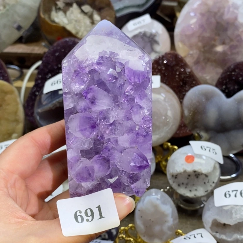 【闪购商品】未镶嵌大型摆件（非配饰）紫晶